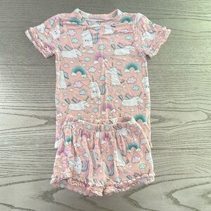 Posh Peanut Olive Short PJs 4T